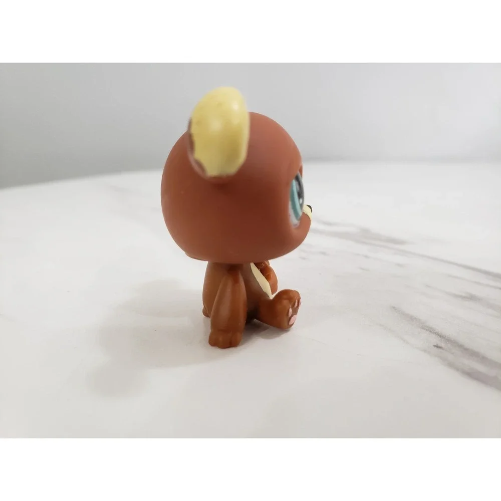 Authentic Littlest Pet Shop #1075 Brown Bear Original Hasbro LPS - Picture 3 of 6